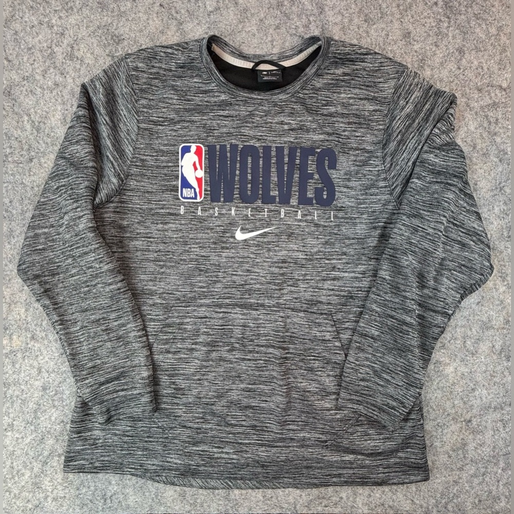 Nike | Minnesota Timberwolves‎ | Dri-Fit Crewneck | Men’s Large